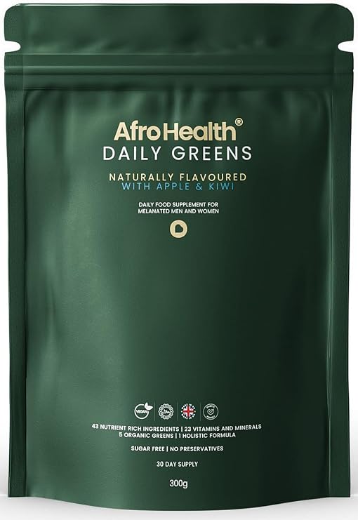 Daily Greens Powder | Vegan Super Greens Drink & Supergreen Powder for Gut Health, Immune Support | Digestive Enzymes, Probiotics, 23 Vitamins, 42