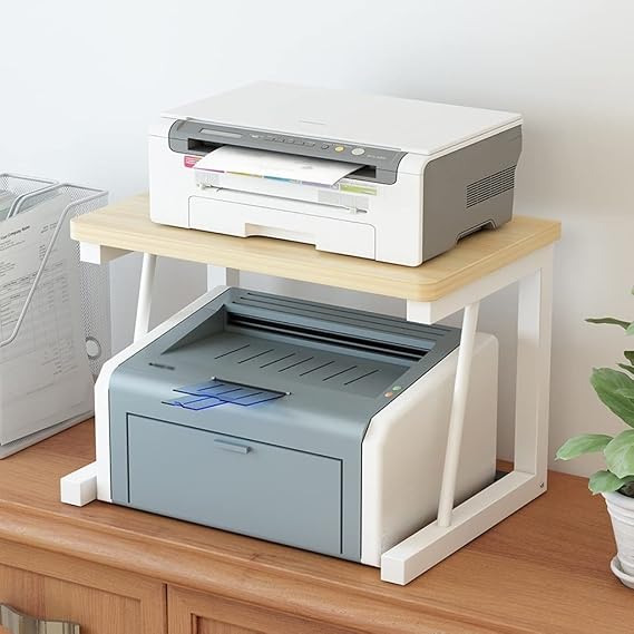 Printer Table Printer Stand with Storage Printer Shelf Creative Multi-layer Desktop Printer Table for Home and Office Copier Stand for Desk Easy to use