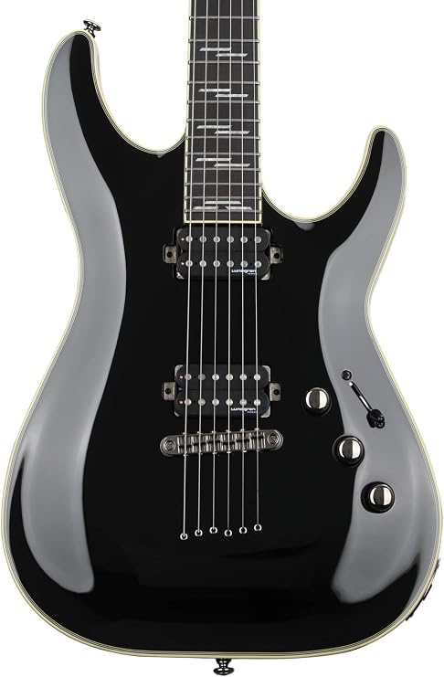 Schecter C-1 Blackjack Electric Guitar - Black Gloss