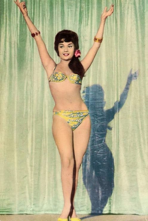 Posterazzi DAP16141 Dany Carrel - Green Bikini Photo Print, 8 x 10, Multi