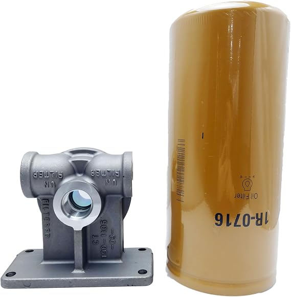 362-3515 1R-0716 190-1106 244-4484 Oil Filter Assy with Head Compatible for CAT E330 E336 excavator