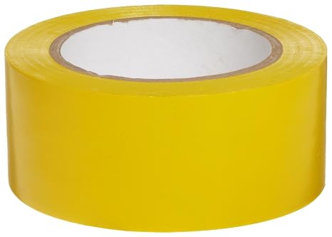 Brady-Y65247 Vinyl Aisle Marking Tape - Yellow, Abrasion Resistant Tape - 2" Width, 36 yards