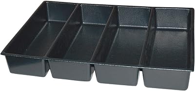 Kennedy Manufacturing 81924 4, 4-Compartment Divider For 27 W Kennedy Roller Cabinets & Chests, Industrial Black