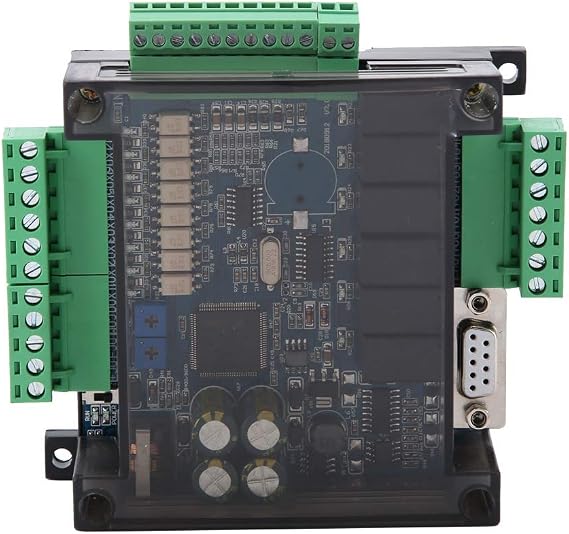 FX3U-14MR PLC Controller High Speed Industrial Programmable Logic Control Board, 8 Inputs 6 Outputs DC24V with Analog I/O and RS232/RS485 for Automation Systems
