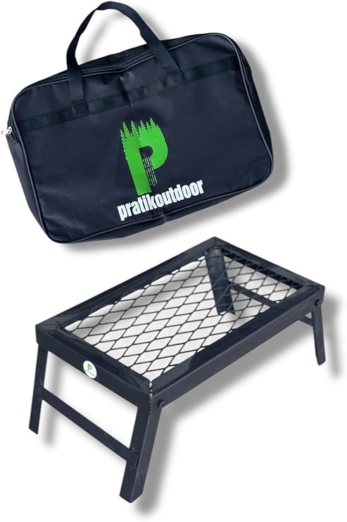 pratikoutdoor Ateş Üstü Katlanır Izgara Baklava Dilimli Ve 3 Farklı Boy (Orta Boy)