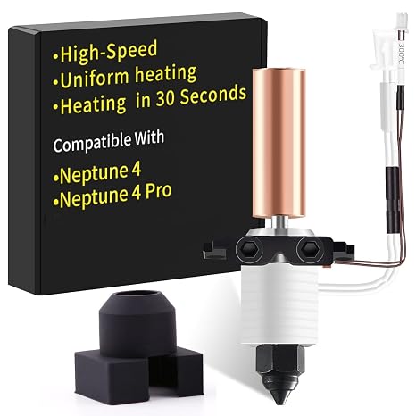 5Aplusreprap Ceramic Heating Block Kit for Neptune 4/4 Pro Hotend