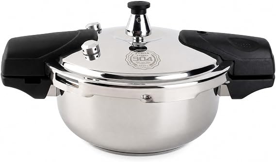 Stainless Steel Pressure Cooker, 1.8L Electric Pressure Cooker 1.8 Liter Mini Pressure Cooke Slow Cooker Explosion Proof Rice Cooker Yogurt Maker Cake Maker Egg Cooker Hot Pot
