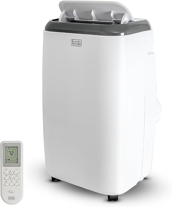 BLACK+DECKER Portable Air Conditioner, 10,000 BTU, BPT06WTB, White