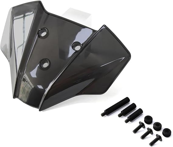 Motorcycle Windshield Windscreen Wind Deflector Protector Cover For 390 Duke 250 Duke 250 Duke 125 390 Duke 2024 2025 Wind Shield Motorbike Windscreen Deflector(SMOKE 1,X-3)