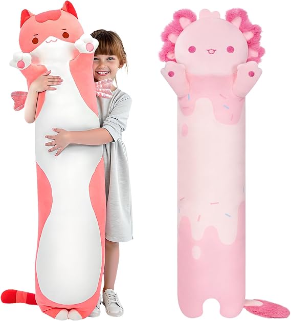 Mewaii Kids Body Pillows Axolotl Cat