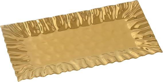 Pampa Bay Mascali D'oro Rectangular Tray, 15" x 7.5" x 1"