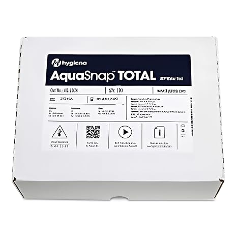 Hygiena Bio Shield Tech AquaSnap Total - Water ATP Testing Device for Biological Contamination for use luminometers AQ-100X 100 Per Box