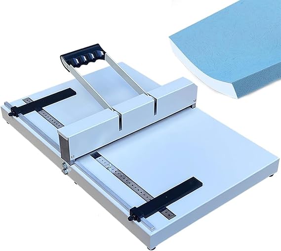 Paper Folding Creaserm, Portable Hand Operated Paper Creasing Machine, 350mm Paper Creaser for Greeting Cards, Brochures, Photo Paper