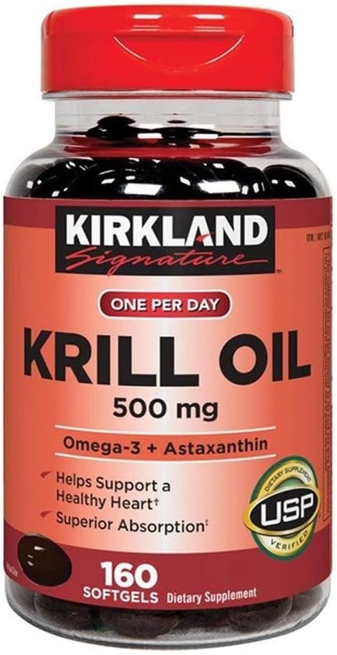 Kirkland Signature Krill Oil, 500 mg, 0.3 kg
