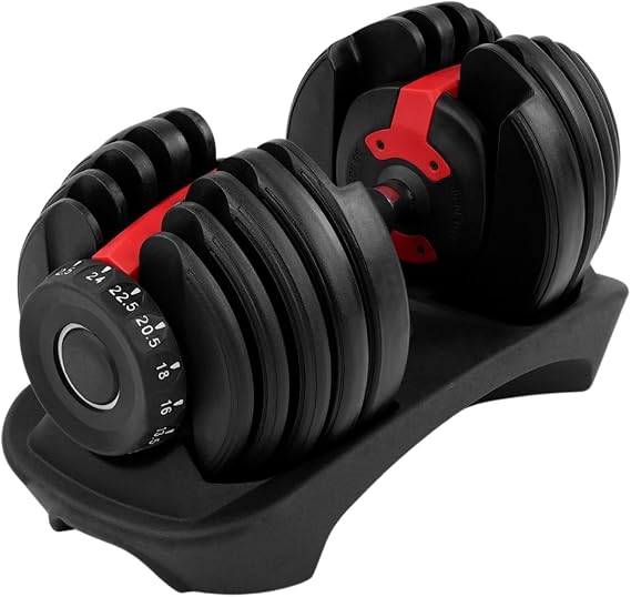 Adjustable Dumbbell Set - 24kg Single Piece