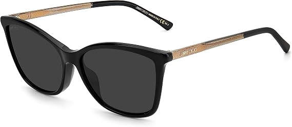 Jimmy Choo Grey Cat Eye Ladies Sunglasses BA/G/S 0807/IR 56