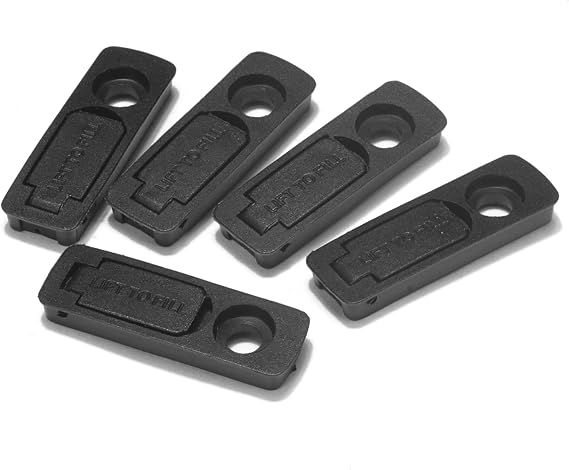 YUSUD 5PCS Lighter Gasket Seal, Anti-Evaporation Accessories for Lighter Insert (Black)