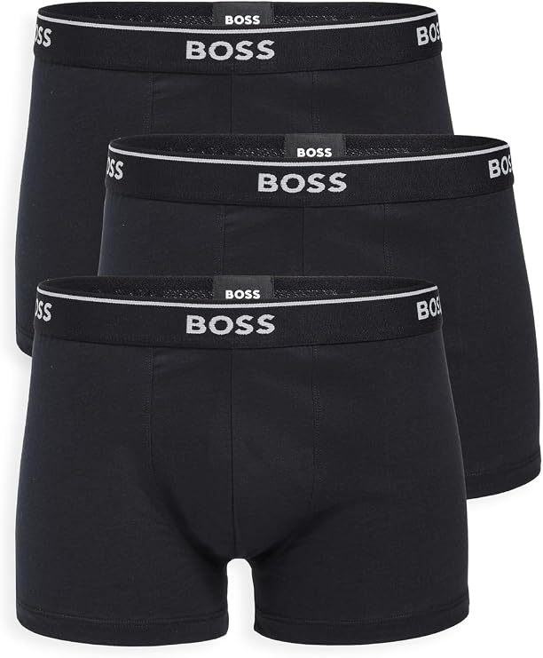 BOSS Men's Trunk 3p Co/El 10229161 04 Trunks (pack of 3)
