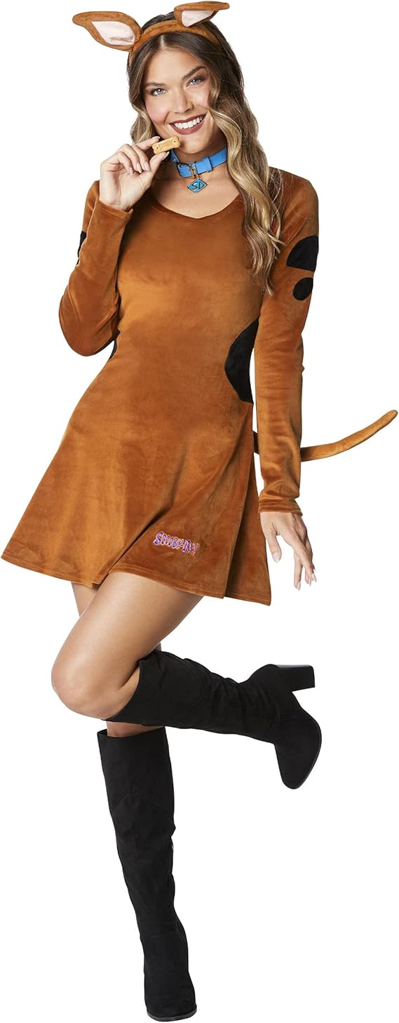 Spirit Halloween Adult Scooby-Doo Dress Costume | Officially Licensed | Group Costume | TV and Movie Costume