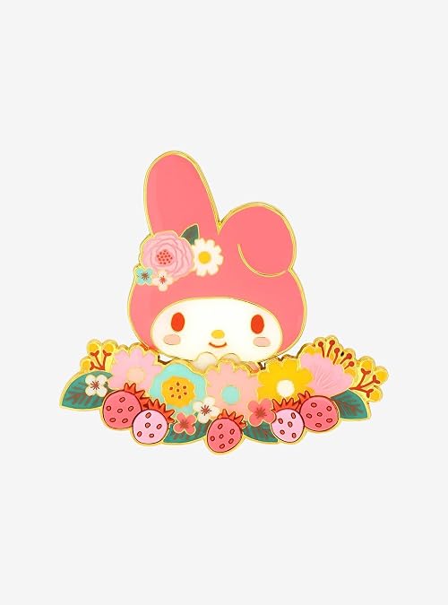 BoxLunch Sanrio My Melody Floral Scented Limited Edition Enamel Pin BoxLunch Exclusive MULTI NONE