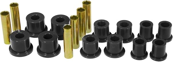 Prothane 6-1018-BL Black Rear Spring Eye and Shackle Bushing Kit