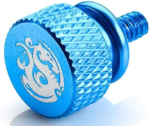 Bitspower 632 Aluminum Thumbscrew with Logo White