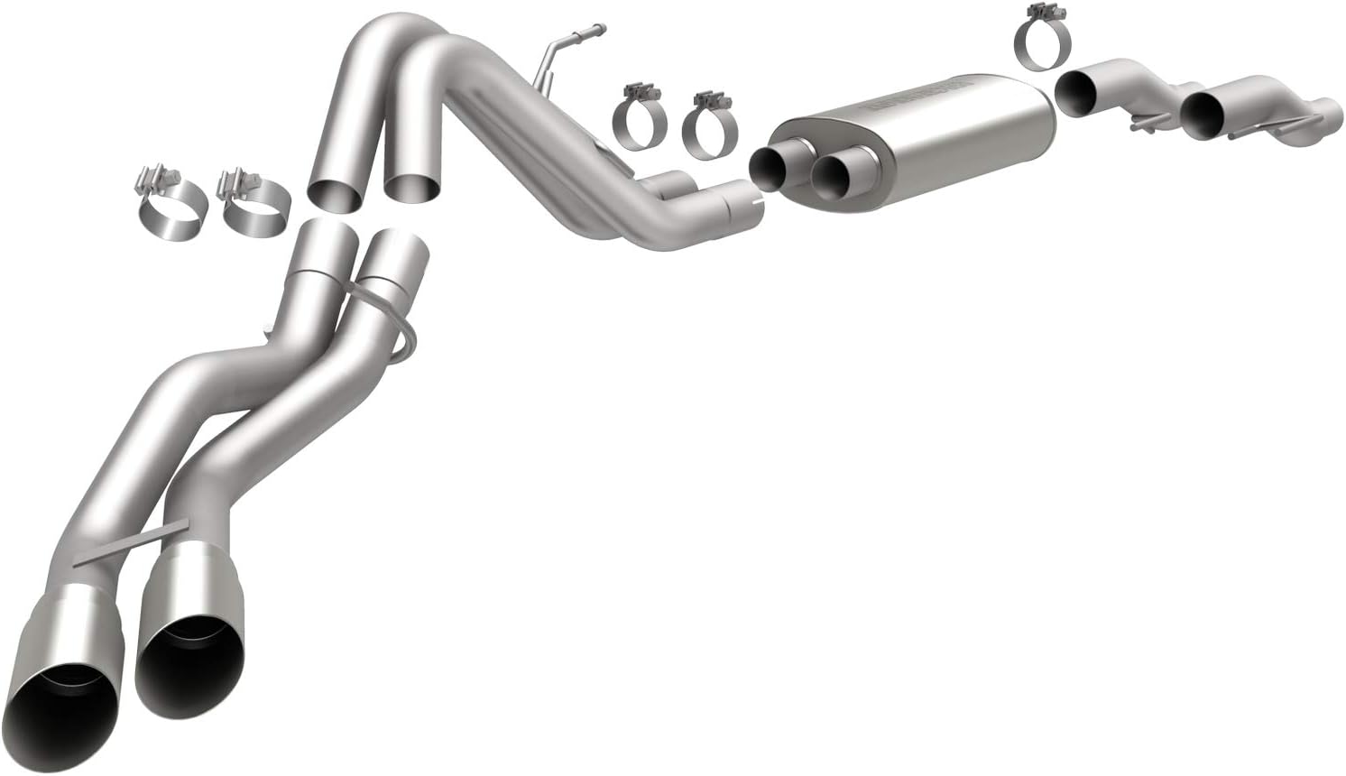 MagnaFlow 15461 Large Stainless Steel Performance Exhaust System Kit