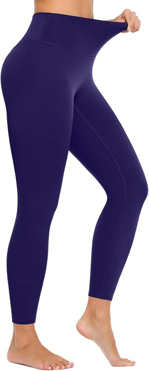 High Waist Workout Leggings for Women Yoga Pants Ultra Stretch Soft Athletic Leggings Tummy Control No Front Seam