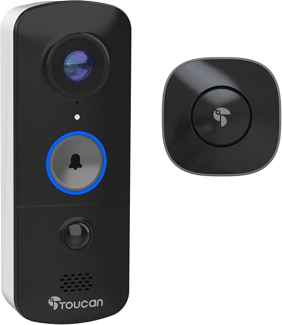 Wireless Video Doorbell V3 - Toucan Solution, No Subscription Required Toucan Solutions