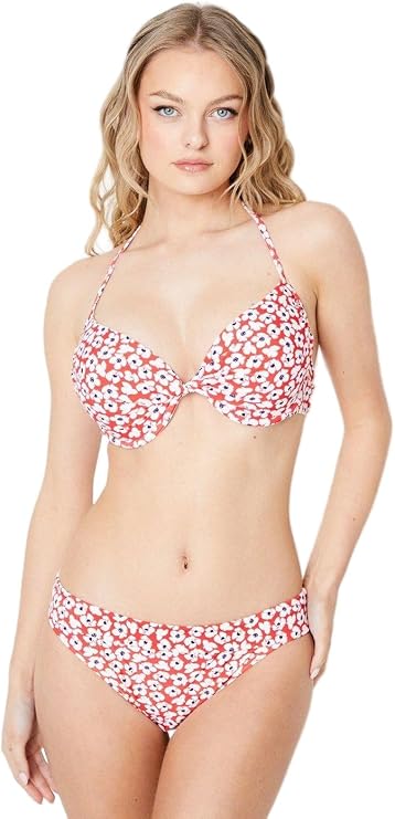Debenhams Womens/Ladies Ditsy Print Underwired Bikini Top