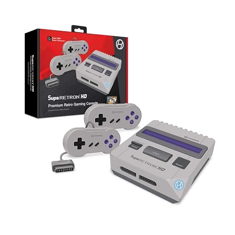 Hyperkin SupaRetroN HD Gaming Console for SNES/SFC - Retro Console for Super Nintendo Entertainment System(Super NES) / Super Famicom