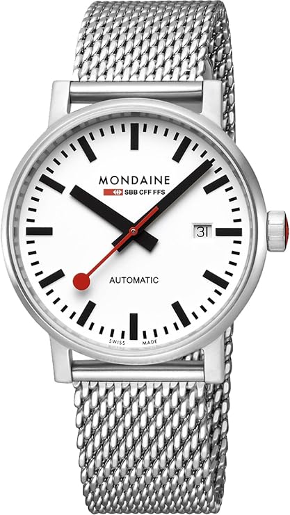 Mondaine Evo2 MSE.40610.SM Automatic Men's Analogue Watch with Stainless Steel Strap