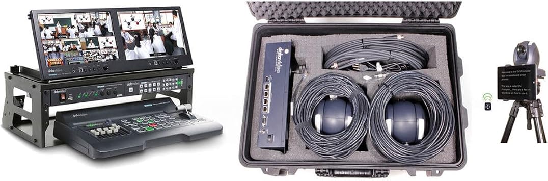 datavideo 2-Camera Portable Video Production Bundle for Schools