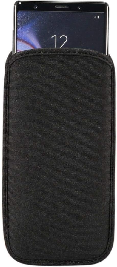 Waterproof and Shockproof Neoprene Sock Cover for Device Nokia E72 - Black