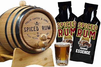 Personalized Bootleg KitTM Barrel Aged Spiced Rum Spiced Rum Making Kit 3 Liter