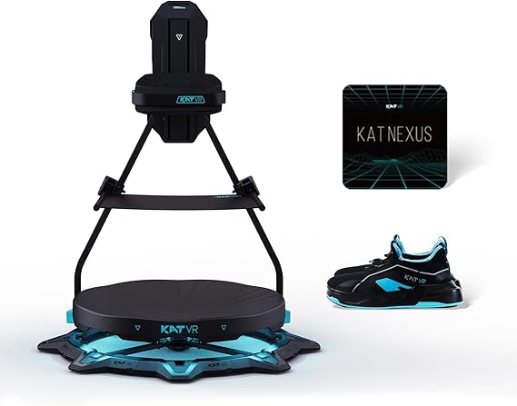 KAT Walk C2 VR Series | 360 Omnidirectional Walking Pad & Accessories for Immersive VR Gaming & Fitness | Compatible with SteamVR, Quest, Oculus | Plus E | US Size 10