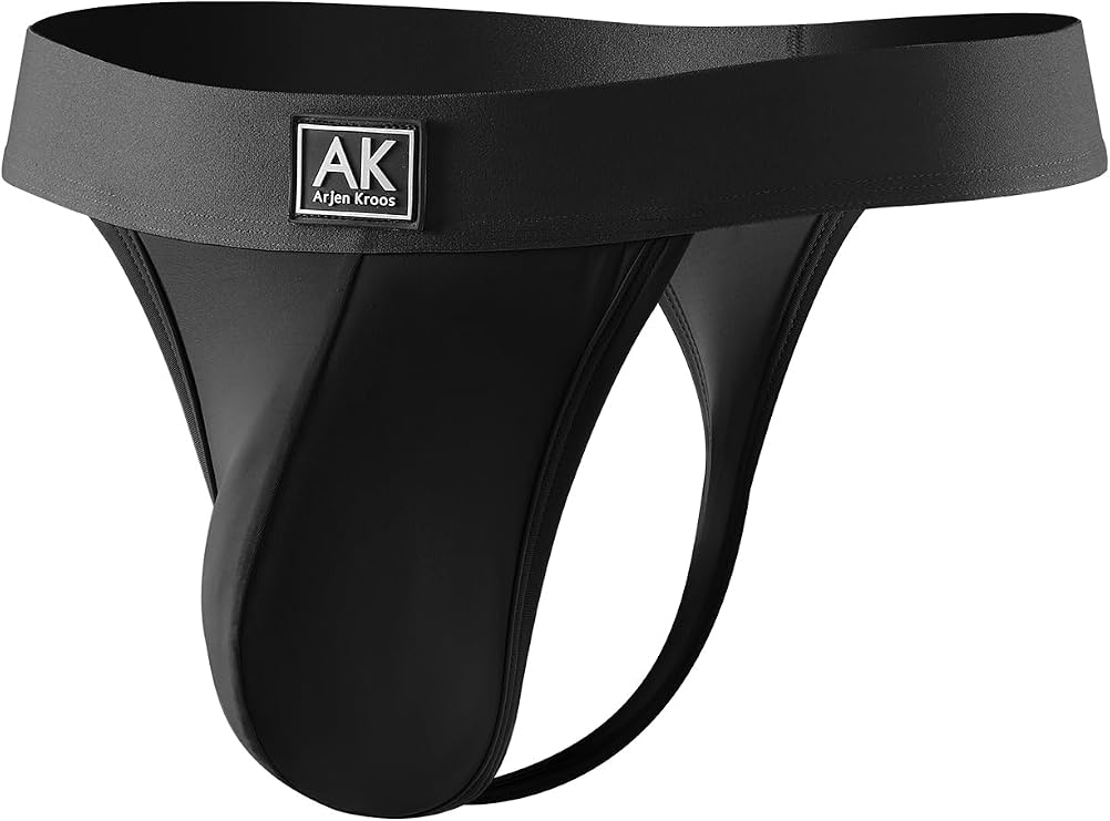Arjen Kroos Mens Sexy Thongs Underwear Pouch G-String Athletic Supporter