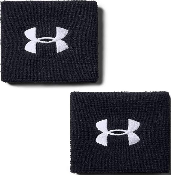 Under Armour Men's 3-inch Performance Wristband 2-Pack