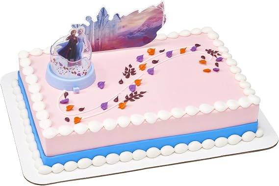 DecoSet Disney Frozen 2 Mythical Journey Cake Topper Decoration, 2-Piece set Featuring Elsa and Anna