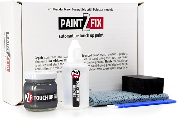 728 Thunder Gray Touch Up Paint Kit for Polestar 0.84 fl oz