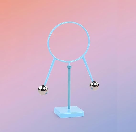 cube stand,Gravity Principle Cube Display Stand Rotating Cube Display Stand Base Third Order speed Cube Display Ornament (blue)