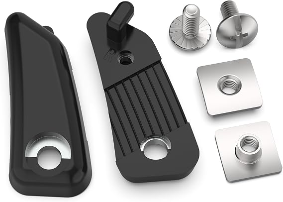 Football Helmet Chinstrap Kit | Strap-Loc Fastener Compatible with Riddell SpeedFlex Chinstrap, for Riddell Speedflex Helmet Accessories, Youth Football Chin Strap Fastener - Black Helmet Chinstrap