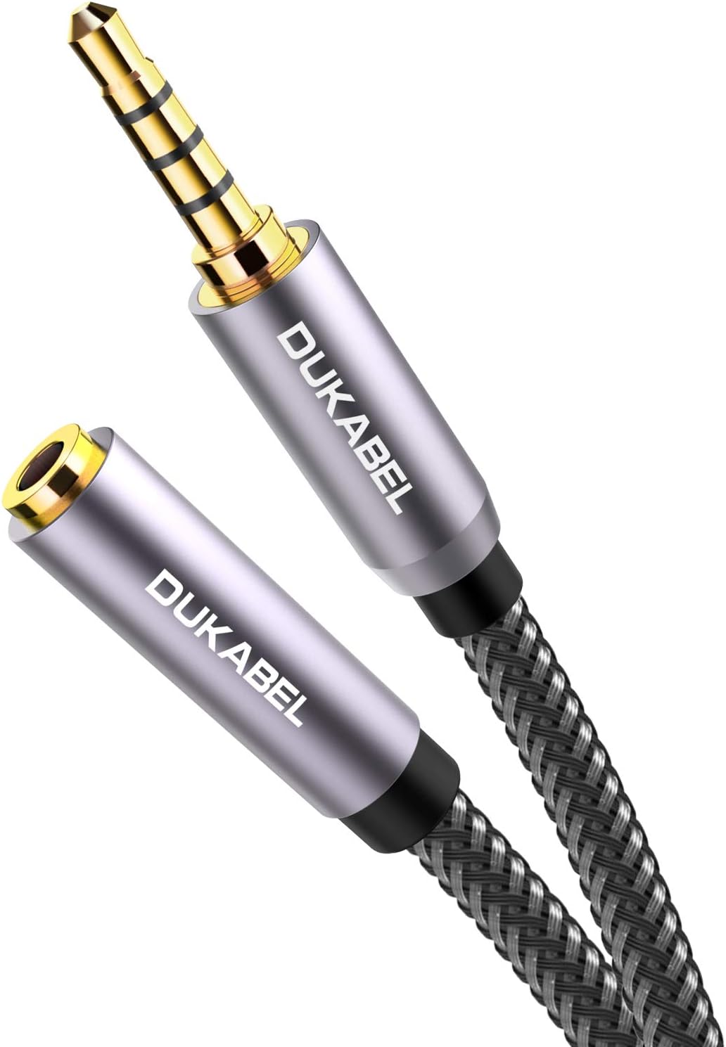 DuKabel Top Series Headphone Extension Cable 3.5 mm Male  Female Stereo Extension Cable with Lossless Audio Sound and Gold-Plated Contacts Premium Audio Cable for Headset - 8 m