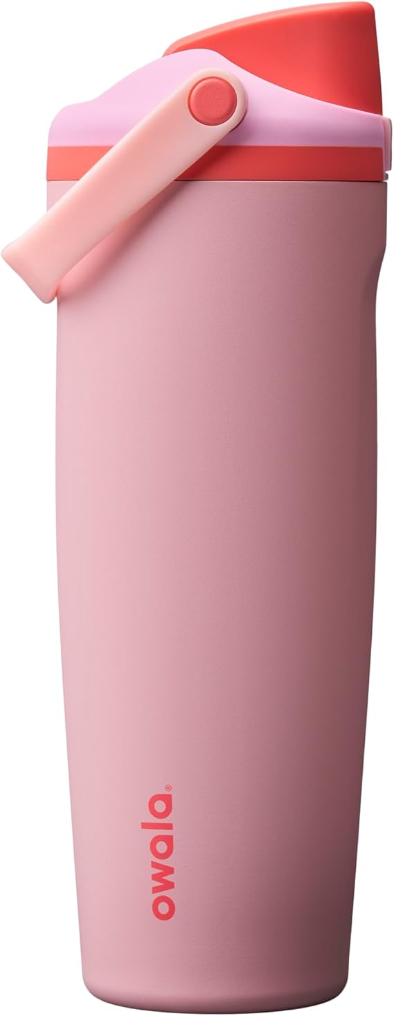 Owala FreeSip Sway Stainless Steel Water Bottle 30 oz Angel Food Cake