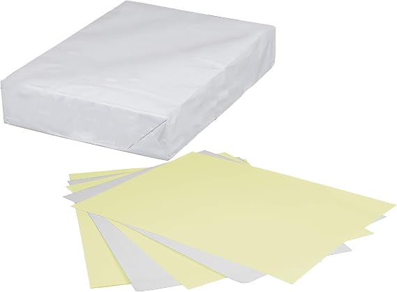 Limited Papers (TM), Carbonless Sheets, Superior, Pre Collated, Multi part, Bond Finish. (2 Part Reverse, 8.5 x 11 Inch, Canary/White (5887), 1 Ream)