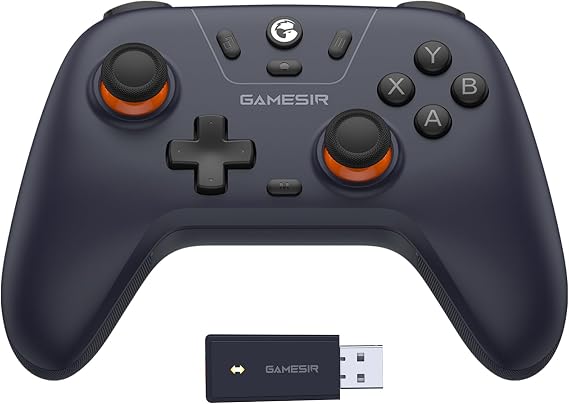 GameSir Nova Lite Çoklu Platform Kablosuz Oyun Kumandası, PC, Steam, Switch, iOS ve Android Uyumlu Hall Effect 20Hz Turbo (Space Purple)