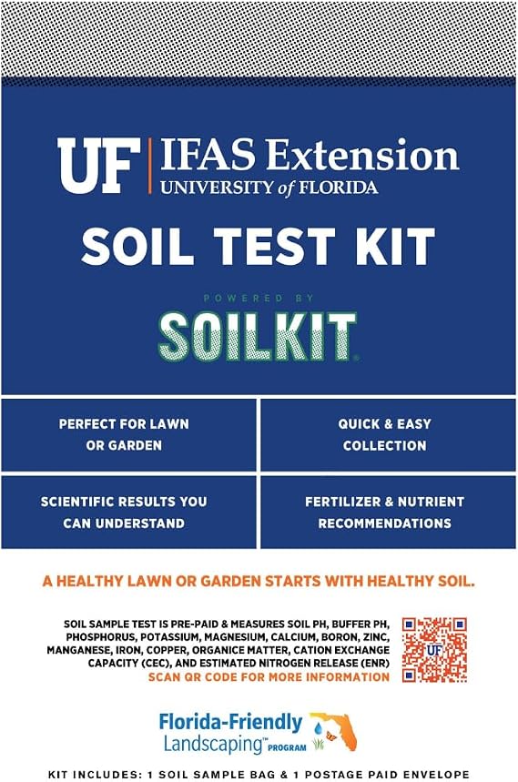 University of Florida Soil Test Kit Powered by SoilKit (Single Pack)