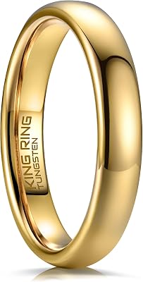 King Ring Tungsten 468mm Rings Super Polished Finish Tungsten Bands Designed in USA