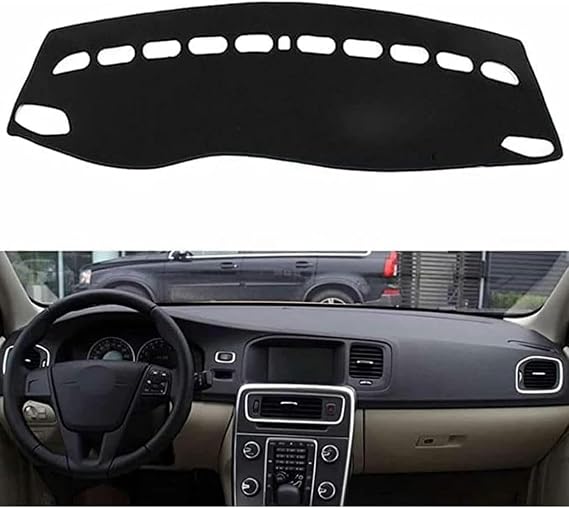 Car Dashboard Cover Dash Mat Sun Shade Pad Dash Board Carpet,for Volvo S60 2010-2015,Car Centre Console Dashboard Cover Mat