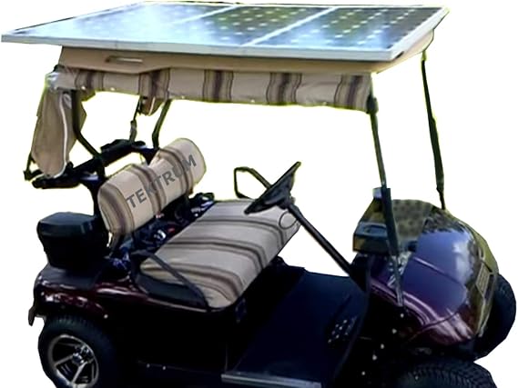 Tektrum Universal 90 watt 90w 36v Solar Panel Battery Charger Kit for Golf Cart - Charge While Driving, Save Electricity Bill, Extend Battery Life, Emergency